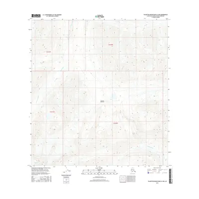 2016 Map of Talkeetna Mountains A-3 NW, 2016 Print