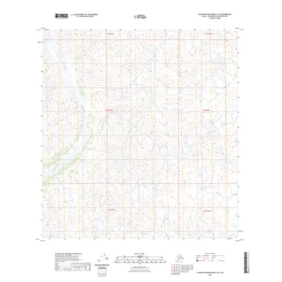 2023 Map of Talkeetna Mountains A-3 SE, 2023 Print