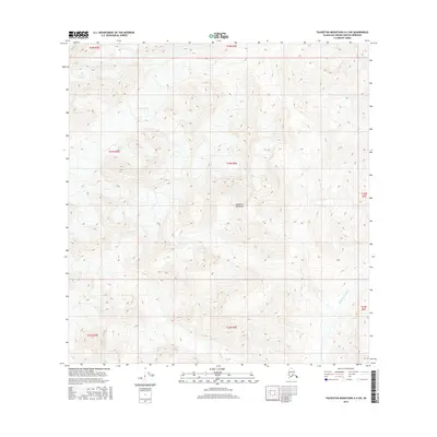 2016 Map of Talkeetna Mountains A-3 SW, 2016 Print