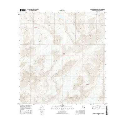 2016 Map of Talkeetna Mountains A-4 NE, 2016 Print