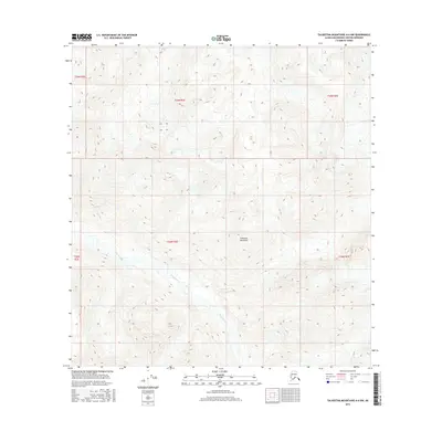 2016 Map of Talkeetna Mountains A-4 NW, 2016 Print