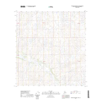 2023 Map of Talkeetna Mountains A-4 NW, 2023 Print
