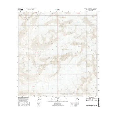 2016 Map of Talkeetna Mountains A-4 SE, 2016 Print