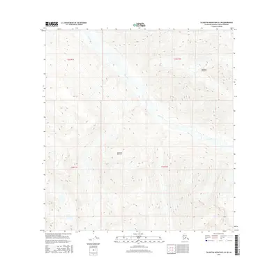 2016 Map of Talkeetna Mountains A-5 NE, 2016 Print