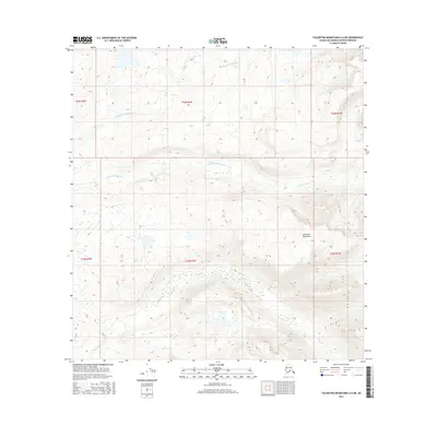 2016 Map of Talkeetna Mountains A-6 NE, 2016 Print