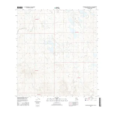 2016 Map of Talkeetna Mountains B-1 NE, 2016 Print