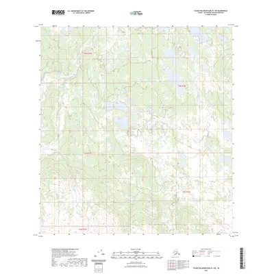 2023 Map of Talkeetna Mountains B-1 NE, 2023 Print