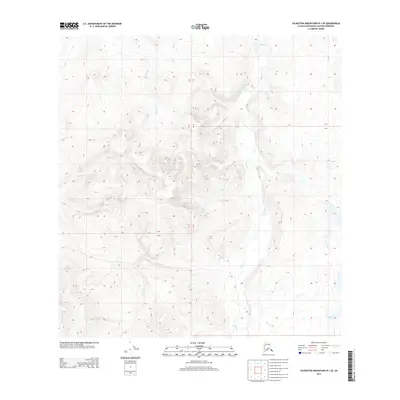 2013 Map of Talkeetna Mountains B-1 SE, 2013 Print