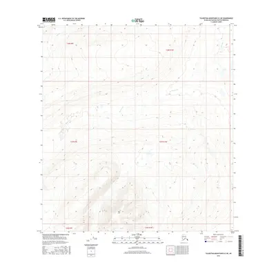 2016 Map of Talkeetna Mountains B-2 NE, 2016 Print