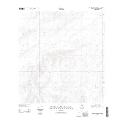 2013 Map of Talkeetna Mountains B-2 SE, 2013 Print