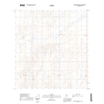 2023 Map of Talkeetna Mountains B-2 SE, 2023 Print