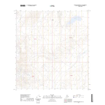 2023 Map of Talkeetna Mountains B-2 SW, 2023 Print