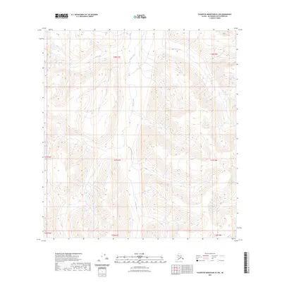 2023 Map of Talkeetna Mountains B-3 NE, 2023 Print