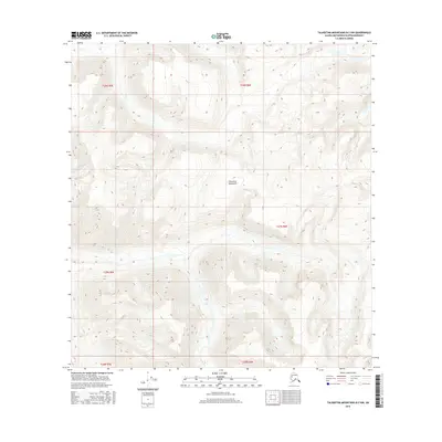 2016 Map of Talkeetna Mountains B-3 NW, 2016 Print