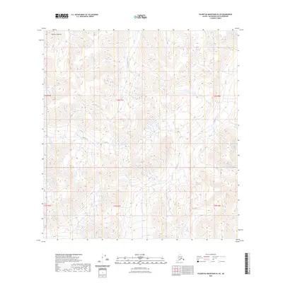 2023 Map of Talkeetna Mountains B-3 SE, 2023 Print