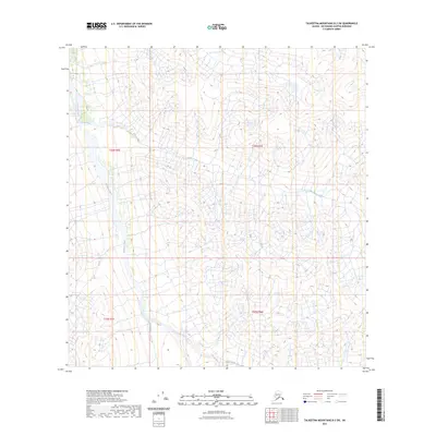 2023 Map of Talkeetna Mountains B-3 SW, 2023 Print