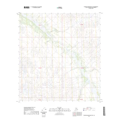 2023 Map of Talkeetna Mountains B-4 NE, 2023 Print