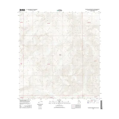 2016 Map of Talkeetna Mountains B-4 NW, 2016 Print