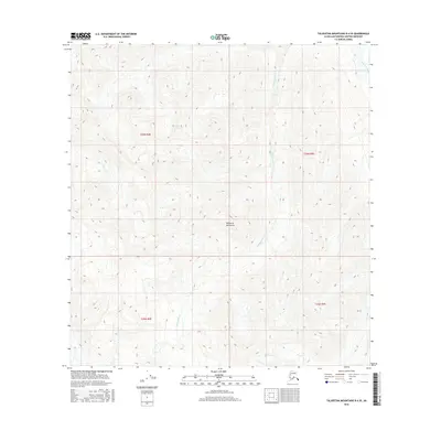 2016 Map of Talkeetna Mountains B-4 SE, 2016 Print