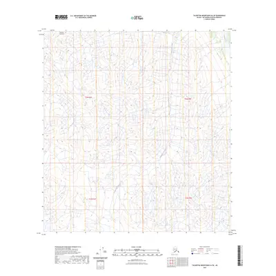 2023 Map of Talkeetna Mountains B-4 SE, 2023 Print