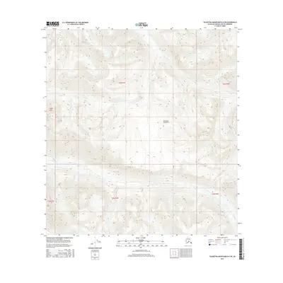 2016 Map of Talkeetna Mountains B-4 SW, 2016 Print