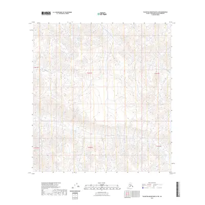 2023 Map of Talkeetna Mountains B-4 SW, 2023 Print