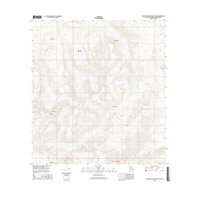 2016 Map of Talkeetna Mountains B-5 NE, 2016 Print