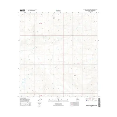 2016 Map of Talkeetna Mountains B-5 NW, 2016 Print