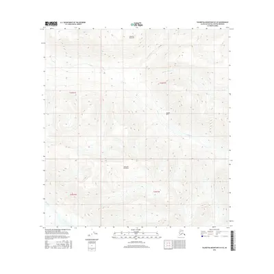 2016 Map of Talkeetna Mountains B-5 SE, 2016 Print