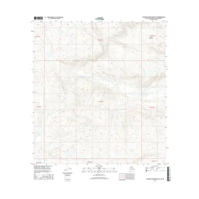 2016 Map of Talkeetna Mountains B-6 NE, 2016 Print