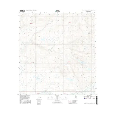 2016 Map of Talkeetna Mountains B-6 NW, 2016 Print
