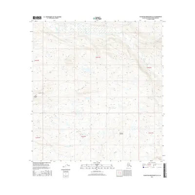 2016 Map of Talkeetna Mountains B-6 SE, 2016 Print