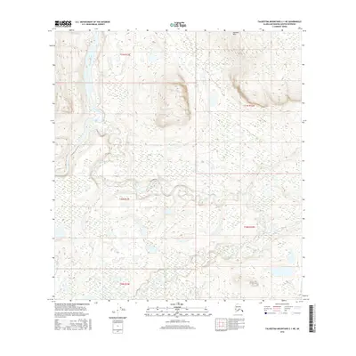 2016 Map of Talkeetna Mountains C-1 NE, 2016 Print
