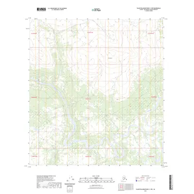 2023 Map of Talkeetna Mountains C-1 NW, 2023 Print