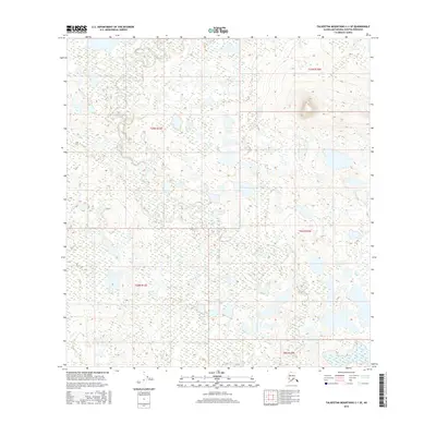 2016 Map of Talkeetna Mountains C-1 SE, 2016 Print