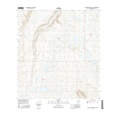 2016 Map of Talkeetna Mountains C-1 SW, 2016 Print