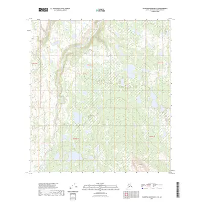 2023 Map of Talkeetna Mountains C-1 SW, 2023 Print