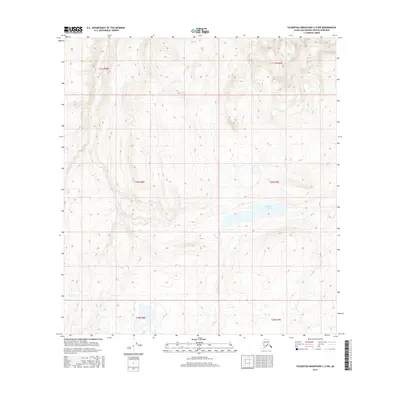 2016 Map of Talkeetna Mountains C-2 NW, 2016 Print