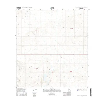 2016 Map of Talkeetna Mountains C-2 SW, 2016 Print