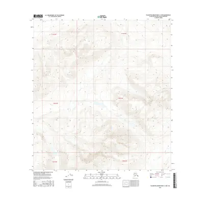 2016 Map of Talkeetna Mountains C-3 NW, 2016 Print