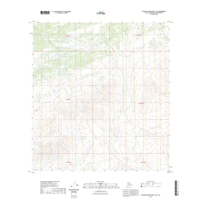 2023 Map of Talkeetna Mountains C-4 NE, 2023 Print