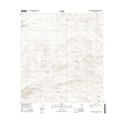 2016 Map of Talkeetna Mountains C-5 NW, 2016 Print