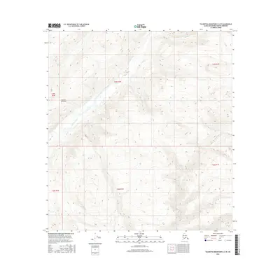 2016 Map of Talkeetna Mountains C-6 SE, 2016 Print