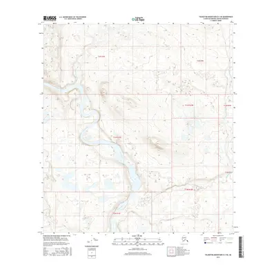 2016 Map of Talkeetna Mountains D-1 NE, 2016 Print