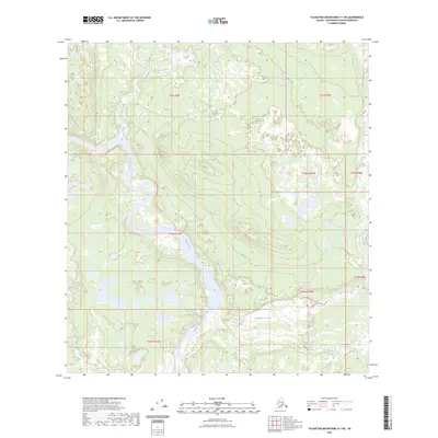 2023 Map of Talkeetna Mountains D-1 NE, 2023 Print
