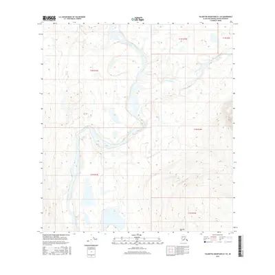 2016 Map of Talkeetna Mountains D-1 SE, 2016 Print