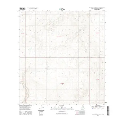 2016 Map of Talkeetna Mountains D-1 SW, 2016 Print