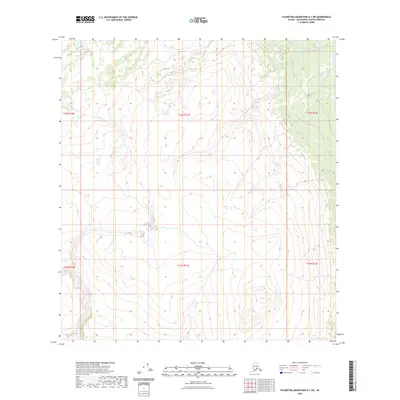 2023 Map of Talkeetna Mountains D-1 SW, 2023 Print