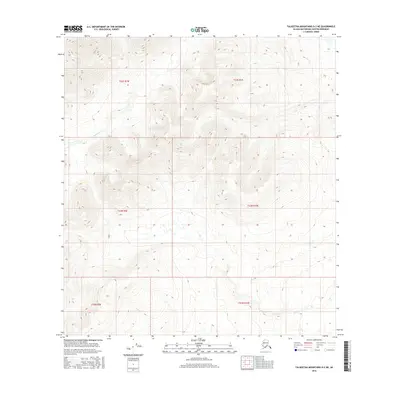 2016 Map of Talkeetna Mountains D-2 NE, 2016 Print