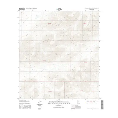 2016 Map of Talkeetna Mountains D-2 NW, 2016 Print